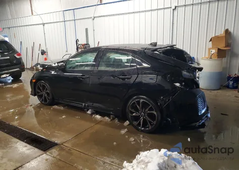 2018 Honda Civic Sport Touring z USA, uszkodzony, nr VIN SHHFK7H9XJU431589